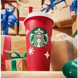 Starbucks 2022 Reusable Red Cups - Set of Two